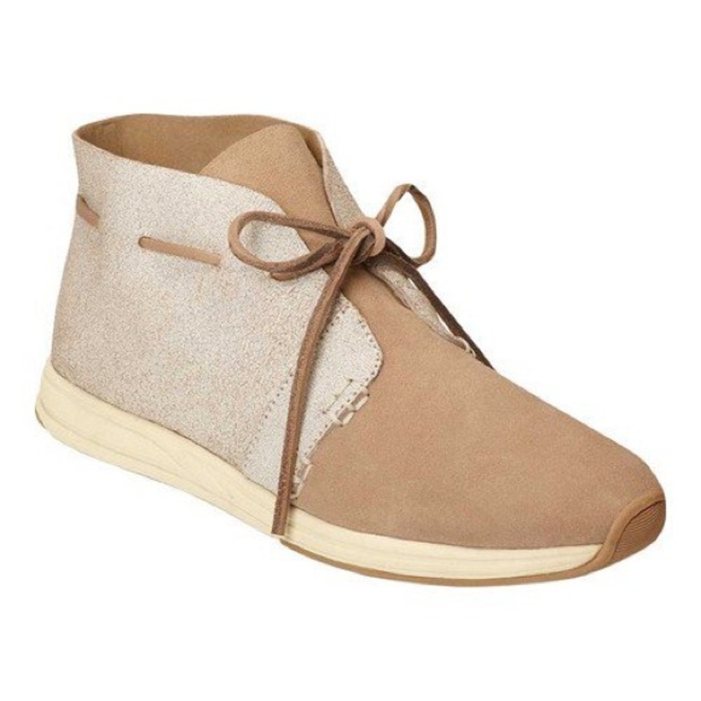 Aerosoles Tan Leather Sing Song Drawstring Booties Size 8